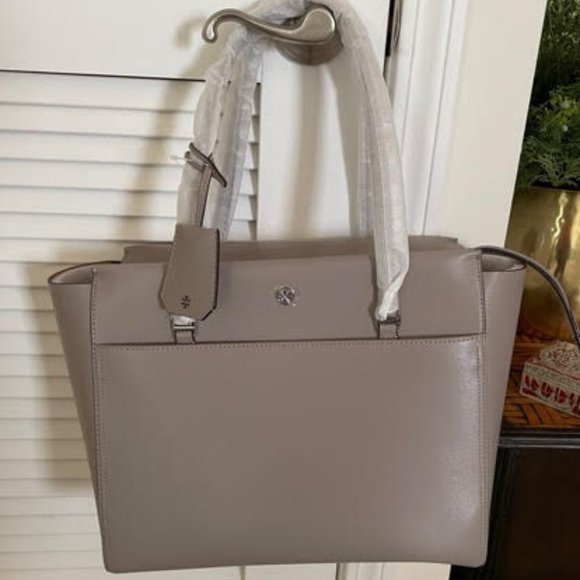 Tory Burch Handbags - Tory Burch Parker Tote NWT Grey